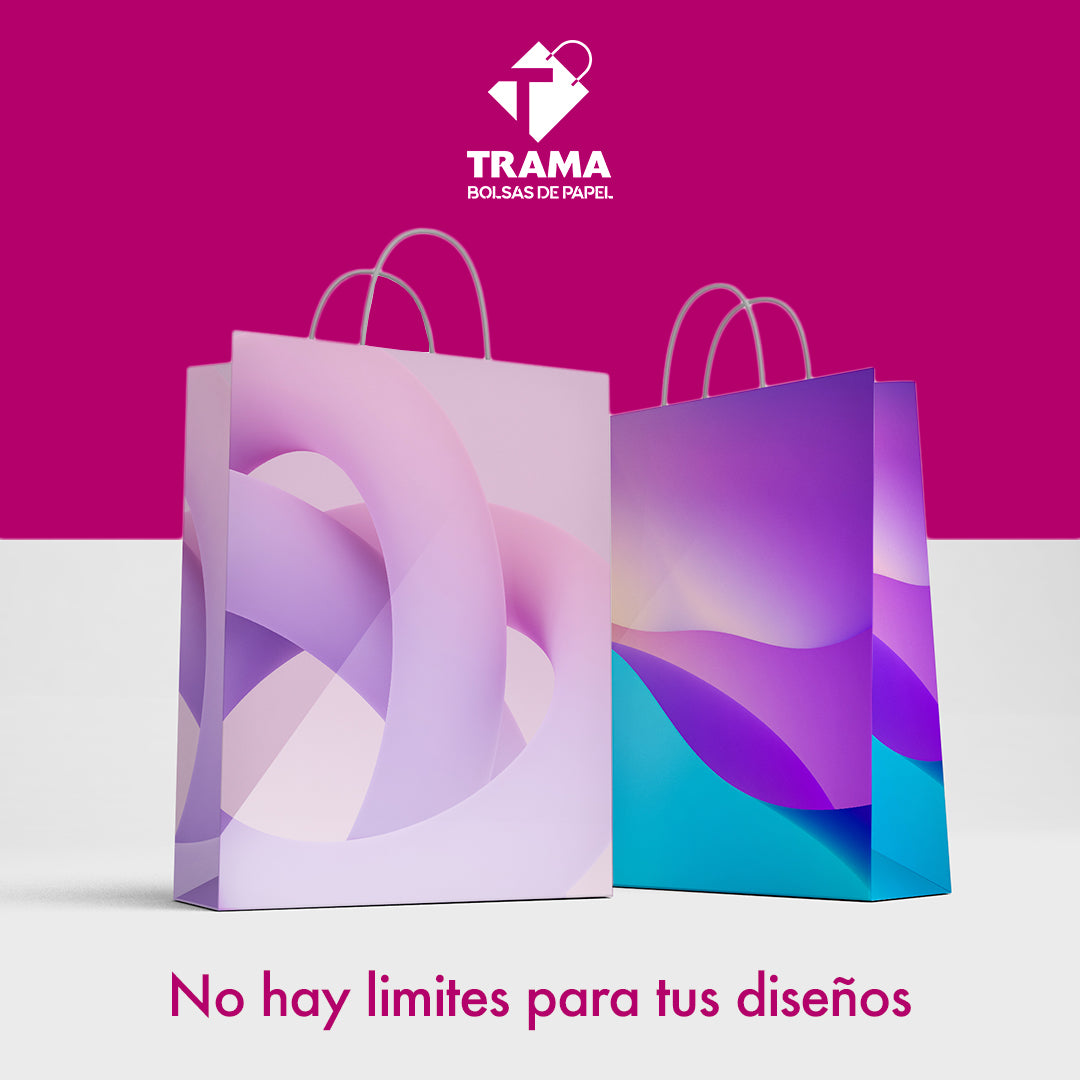Bolsa Personalizada Mediana Manilla Trenzada