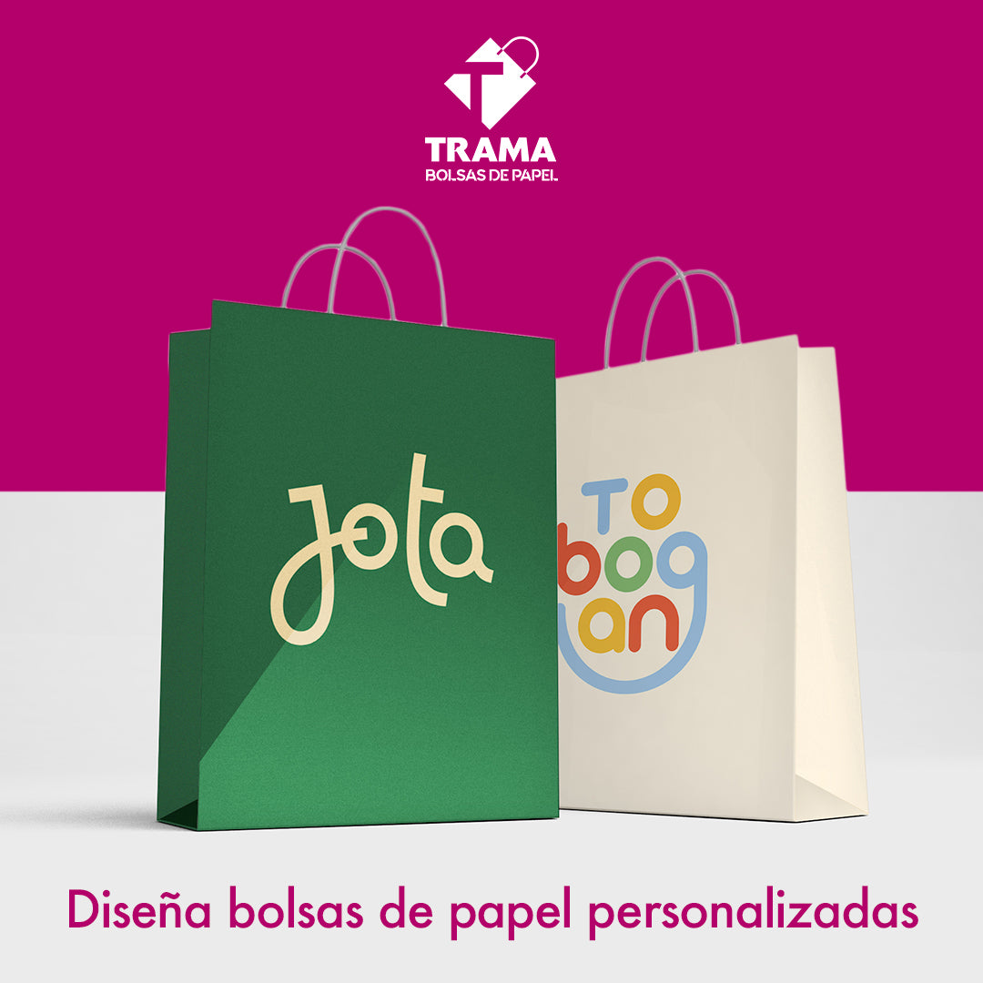 Bolsa Personalizada Mediana Manilla Trenzada