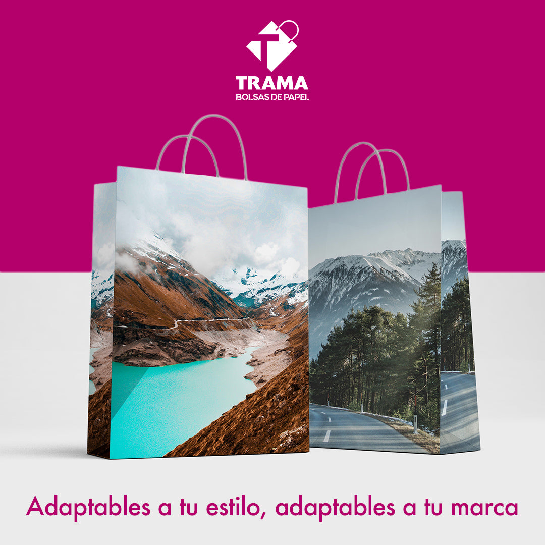 Bolsa Personalizada XL Manilla Trenzada
