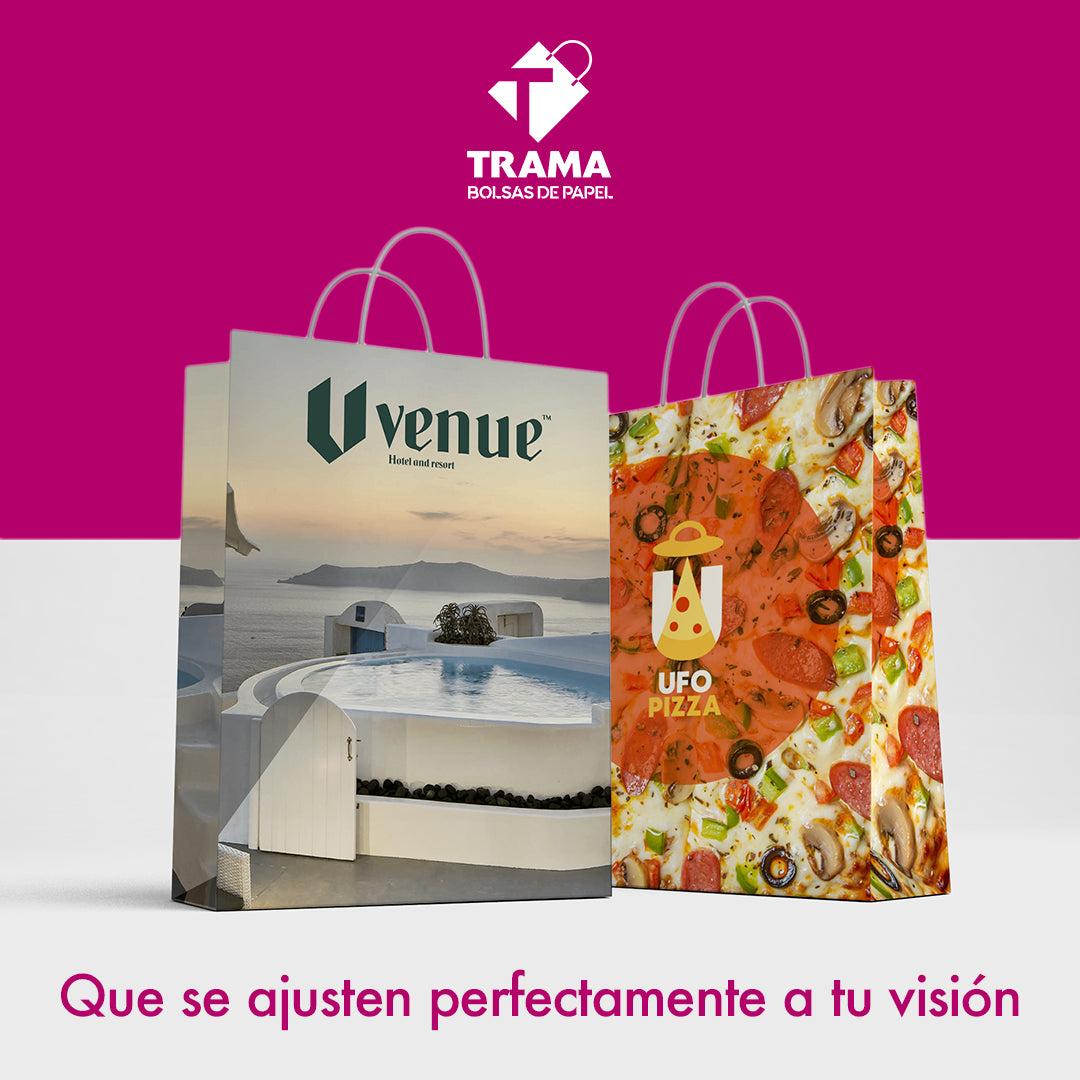 Bolsa Personalizada Pequeña Manilla Trenzada