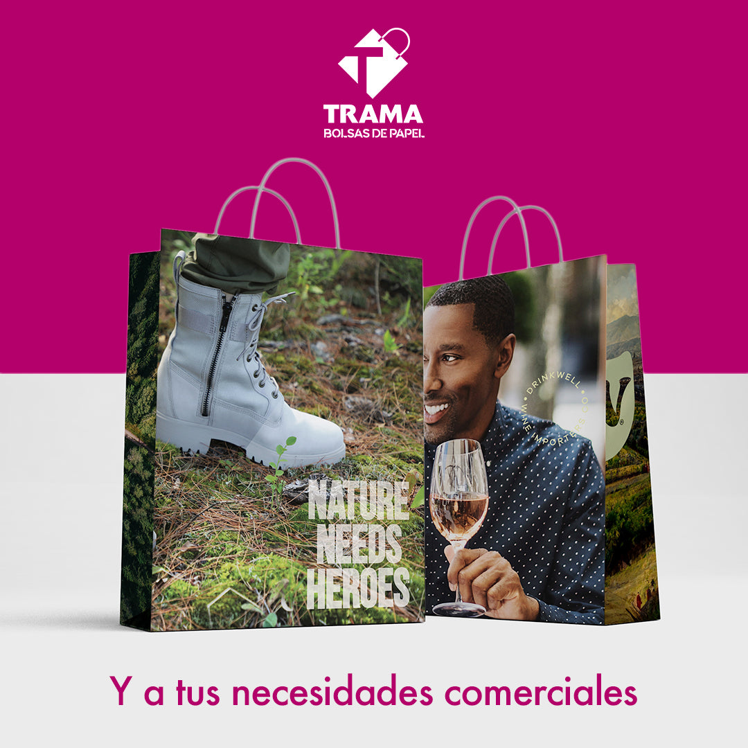 Bolsa Personalizada Pequeña Manilla Trenzada