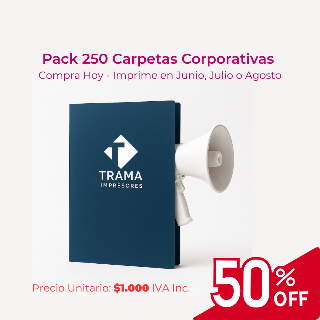 Pack de 250 Carpetas Corporativas Pro